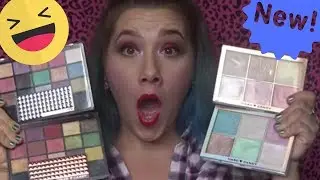 NEW Hard Candy Highlighter & Eyeshadow Palettes glow by night, earthy vixon