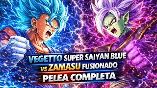 👉 Vegetto Super Saiyan Blue vs Zamasu Fusionado &ndash; Pelea Completa (HD)
