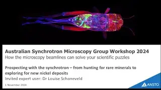 Prospecting with the Synchrotron &ndash; hunting for rare minerals to exploring for new nickel deposits