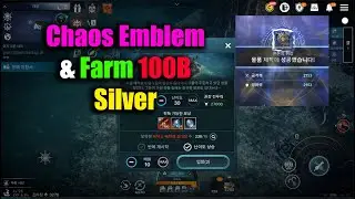 Black Desert Mobile Chaos Emblem & Farm 100B Silver