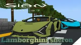 The best Lamborghini cars mod for Minecraft pocket edition 1.17#joegaming #minecraft #dragonsmoderX