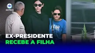 LAURA BOLSONARO VISITA O PAI PELA PRIMEIRA VEZ NA PRISÃO