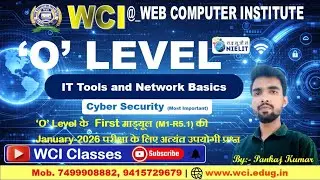 Cyber Security _NIELIT_'O' Level_ IT Tools & Network Basics (M1-R5.1)_For_Jan-2026 & CCC