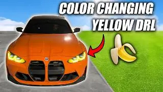 Установка первых в мире дневных ходовых огней желтого цвета на мой BMW M3.