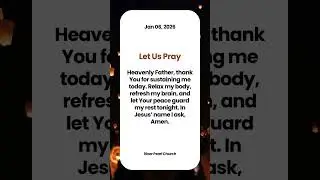 🌙 Good Night Prayer | Jan 06, 2026 🌙 | Evening Prayers | River Pearl Church | Ratan Universe