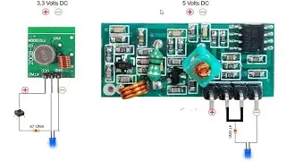 How wireless transmission works RF R433 Module Circuit Diagram - high frequency radio signal