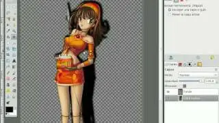 GIMP: Borde luz y sombra