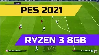 PES 2021 PC gameplay on cheap low end gaming laptop (video 1)