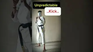 Unpredictable Kick🔥‼️#tutorial 💯 #teakwondo #karate #training #motivation #anime #tricks #shorts
