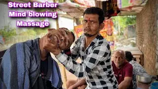 Poor Indian Street Barber Gives INSANE Stress Relief Massage | ASMR Magic 😌💆&zwj;♂️&rdquo;