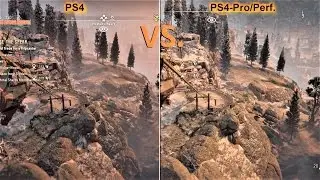 Horizon Zero Dawn | PS4 vs. PS4 Pro - Mod Resolution/Performace | Grafick&aacute; srovn&aacute;vačka