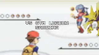 Pok&eacute;mon FireRed - Sixth Gym Battle Vs Sabrina (Saffron City)