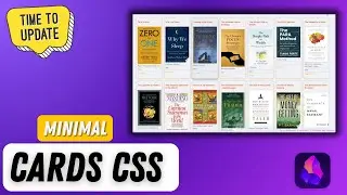Сделайте так, чтобы минималистичные карты CSS работали на любой теме Obsidian (ОБНОВЛЕНИЕ)