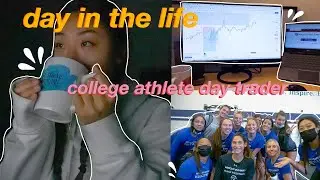 day in the life of a college athlete day trader┃updates on FTMO, beach volleyball practice, busy day