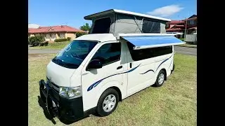 U1123 Toyota Hiace Frontline Campervan pack up! OPEN ROAD MOTORHOMES, Stop Dreaming, Start Living!