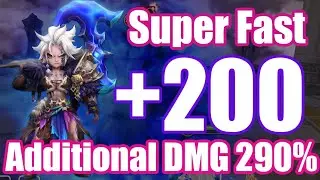 Super Fast SPD+200, Additional DMG 290% Brita Debut😉😉😉【Summoners War RTA】