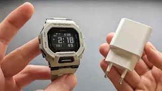 Как зарядить часы Casio G-Shock GBD-200