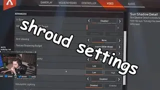 Apex Legends - Shroud and Skadoodle settings 2019 (Video, Sensivity & Bindings)