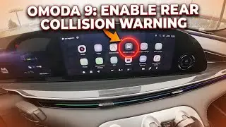 OMODA 9 &ndash; Как включить предупреждение о столкновении сзади