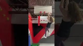 X to cliffhangers! #viral #sendit #stronggirl #anwjr #ninja #ninjaskills #ninjawarrior #cliffhanger
