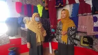 In this video you well see knitted clothes from the hands of hard working women of bamiyan
