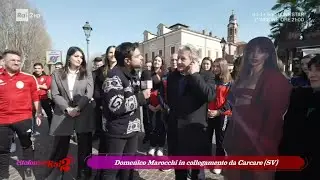 Domenico Marocchi in collegamento da Carcare - Citofonare Rai2 - 18/02/2024