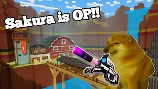 Sakura is OP!! | Pixelgun3d