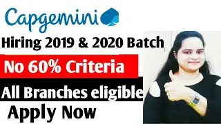 Capgemini off campus drive for 2019 and 2020 batch | off campus drive | jobs 2020| IT jobs |