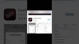 Installation of FortiToken Mobile app