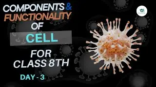 Day 3: Cell Components & Their Functions | Class 8 Science Chapter | NCERT Explaination.