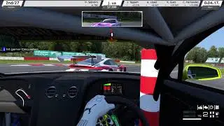 Old race record #33 RaceRoom Racing (Mantorp) ranking race BENTLEY CONTINENTAL GT3