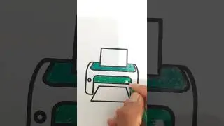 coloring page new Printer#shorts #coloring #art #drawing #viral