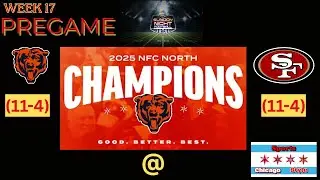NFL Sunday Night Football NFC Week 17 Showdown - the (NFCN Champ) Bears vs. the 49ers!