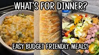 WHATS FOR DINNER | USING LEFTOVER HAM RECIPES | BUDGET MEALS USING LEFTOVERS