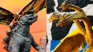 Godzilla Vs King Ghidorah - Reawakening New Powers! Episode :2 Stop motion.