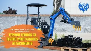 TYPHON TERROR XI STORM &ndash; Unleashing Compact Excavator Power! | TYPHON Machinery | 2025