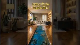 luxury Room Restoration 🏡 | Timelapse video #timelapse #epoxy #epoxyresin
