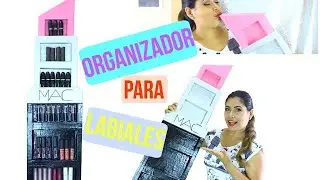 Diy organizador para labiales de Cartón