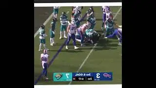 #joshallen #touchdown #buffalobills take lead #vs #jacksonvillejaguars #nflshorts #nflplayoffs #nfl
