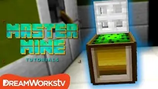 How to Make a WORKING TRASH CAN in Minecraft | MASTER MINE TUTORIALS