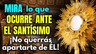 🚨MIRA LO QUE OCURRE EN EL SANTÍSIMO ¡NO QUERRÁS APÁRTARTE DE ÉL! 🙌