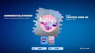 HOW TO GET TWITCH CON 10 SPRAY IN FORTNITE! (Twitch Drops Rewards) 