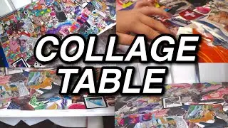 DIY Collage Coffee Table | Home Decor | Courtney Graben