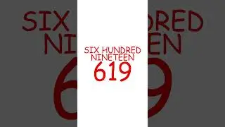 SIX HUNDRED NINETEEN 619, SIX HUNDRED TWENTY 620. COUNTING CLASS