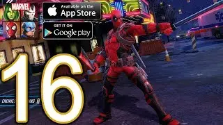 MARVEL Strike Force Heroes Android iOS Walkthrough - Part 16 - NEW Update Events Deadpool