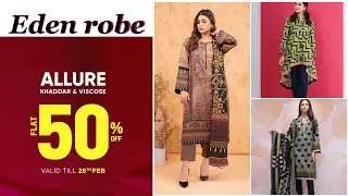 Eden robe Flat 50% off sale on ladies winter collection 2022#seasonendsale#winterclearancesale