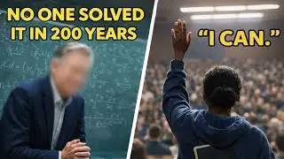 Professors Declared Math Problem Unsolvable in 200 Years &mdash; Black Girl Raised Hand, Room Erupted