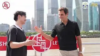 From court to circuit &mdash; Roger Federer and Zhou Guanyu meet in Shanghai