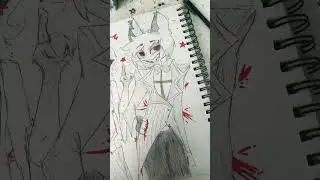 Rough year&hellip;💔 #art #oldart #redraw #hazbinhotel #shipart #alastor #oc
