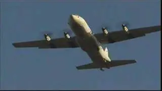 RAAF - C130H - Cargo drop Royal Australian Air Force